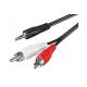 Minijack til phono 1m